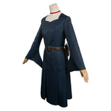 Dungeon Meshi Donato Marcille Dark Blue Dress Cosplay Costume Outfits