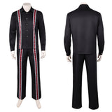Dust Bunny Mads Mikkelsen Black Outfit Cosplay Costume Halloween Carnival Party Suit 