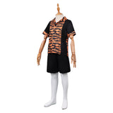 Dust Bunny Sophie Sloan Black Yellow Kids Cosplay Costume Halloween Carnival Party Suit