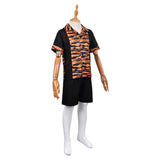 Dust Bunny Sophie Sloan Black Yellow Kids Cosplay Costume Halloween Carnival Party Suit