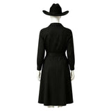 Dutton Ranch Beulah Women Black Outfit Cosplay Costume Halloween Carnival Party Suit