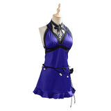Final Fantasy VII Remake Tifa Lockhart Purple Gown Dress Cosplay Costume Ourfits