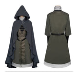 Elden Ring Melina Grey Cloak Halloween Carnival Party Suit