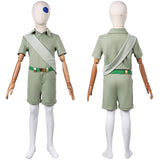 Elio 2025 Kids Green Cosplay Suit For Unisex Children Halloween Carnival Suit