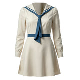 Enola Holmes 3 Enola Women White Sailor Outfit Cosplay Costume Halloween Carnival Party Suit