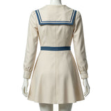 Enola Holmes 3 Enola Women White Sailor Outfit Cosplay Costume Halloween Carnival Party Suit