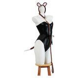 Euphoria Cassie Black Outfit Cosplay Costume Halloween Carnival Party Suit