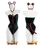 Euphoria Cassie Black Outfit Cosplay Costume Halloween Carnival Party Suit
