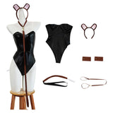 Euphoria Cassie Black Outfit Cosplay Costume Halloween Carnival Party Suit