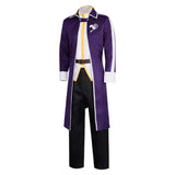 Fairy Tail Gray Fullbuster Purple Set Cosplay Costume Outfits Halloween Carnival Suit