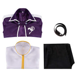 Fairy Tail Gray Fullbuster Purple Set Cosplay Costume Outfits Halloween Carnival Suit