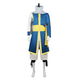 Fairy Tail: 100 Years Quest Natsu Dragneel Blue Set Cosplay Costume Outfits Halloween Carnival Suit