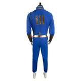 Fallout 2024 TV Vault 111 Vault Dweller Unisex Blue Jumpsuit Cosplay Costume Outfits Halloween Carnival Suit