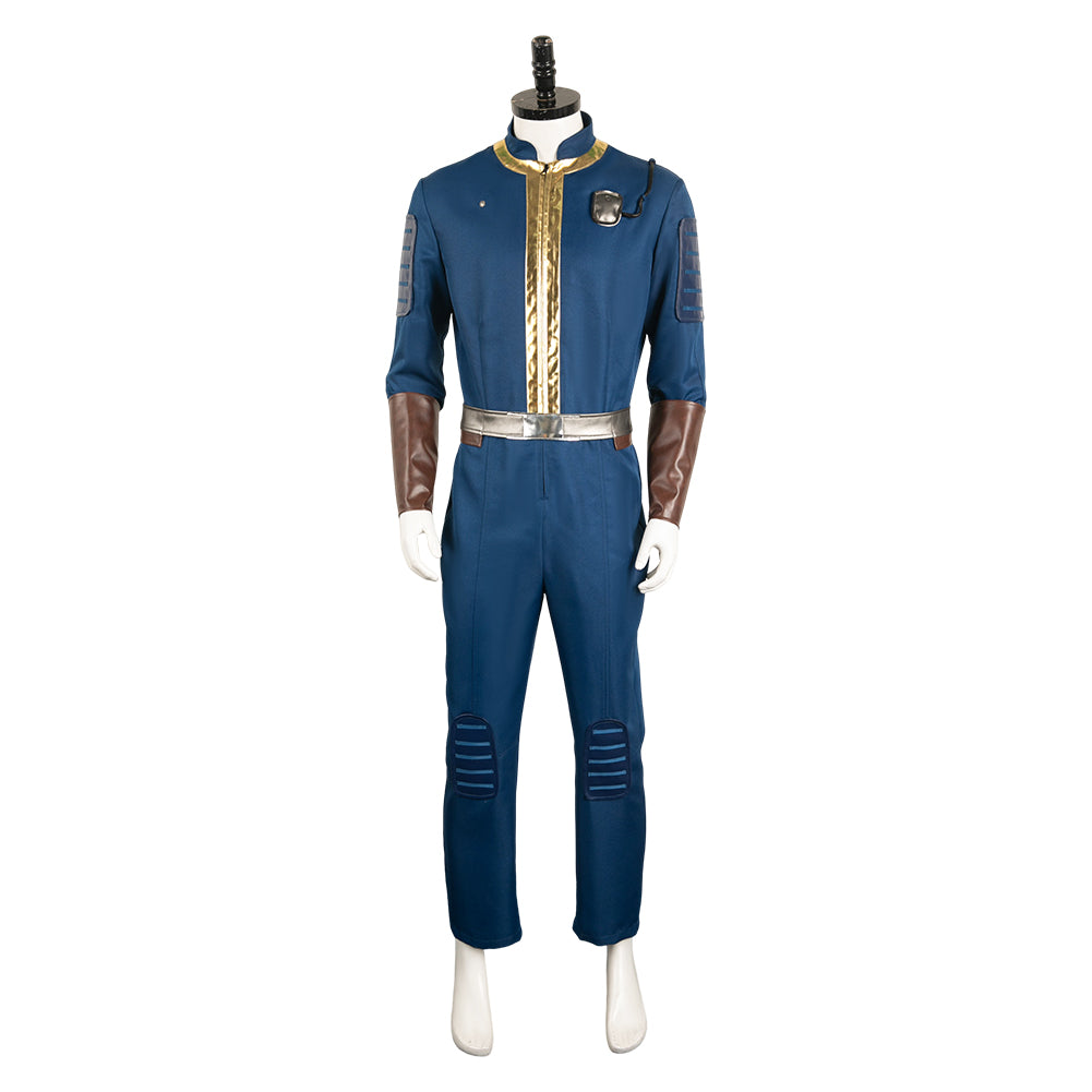 Fallout 2024 TV Vault 76 Vault Dweller Unisex Blue Cosplay Jumpsuit Ad –  Cosplaysky.ca