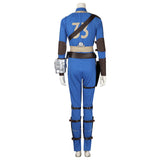 Fallout Lucy Game Character Blue Suit Cosplay Costume Prop Outfits Halloween Carnival Suit