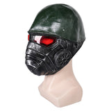 Fallout Soldier Cosplay Black Latex Masks Helmet Masquerade Halloween Party Costume Props