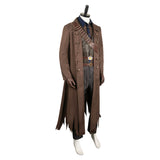 Fallout TV The Ghoul Cooper Howard Brown Coat Suit Cosplay Costume Outfits Halloween Carnival Suit