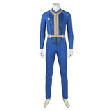 Fallout Vault Dweller Vault 33 Blue Jumpsuit Men Version Cosplay Costume Outfits Halloween Carnival Suit