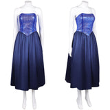 Fear Street Melissa Mckendrick Cosplay Costume Blue Dress For Adult Female Halloween Carnival Suit