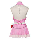 Final Fantasy Aerith Women Pink Swimsuit Cosplay Costume Halloween Carnival Party Suit