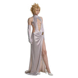 Final Fantasy Cloud Strife White Dress Cosplay Costume Halloween Carnival Party Suit