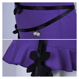 Final Fantasy Tifa Lockhart Purple Adult Women Cosplay Costume Halloween Carnival Party Suit   