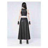 Final Fantasy Tifa Lockhart Women Black Outfit Cosplay Costume Halloween Carnival Party Suit