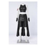 Final Fantasy Tifa Lockhart Women Black Outfit Cosplay Costume Halloween Carnival Party Suit