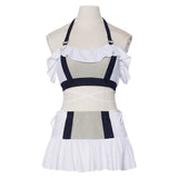 Final Fantasy Tifa Lockhart Women White Swimsuit Cosplay Costume Halloween Carnival Party Suit