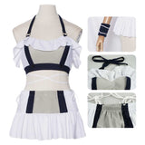Final Fantasy Tifa Lockhart Women White Swimsuit Cosplay Costume Halloween Carnival Party Suit