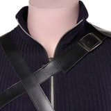 Final Fantasy VII : Advent Children Cloud Black Outfit Cosplay Costume Halloween Carnival Party Suit