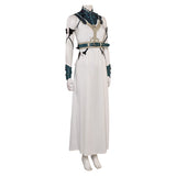 Final Fantasy VII Aerith Gainsborough White Dress Cosplay Costume Outfits