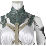 Final Fantasy VII Aerith Tifa Yuffie White Gold Saucer Dress Cosplay Costume Outfits Halloween Carnival Suit