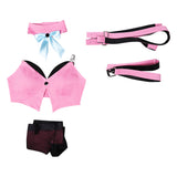 Final Fantasy VII Ever Crisis Aerith Gainsborough Original Pink Sexy Swimsuit Swimwear Cosplay Costume Outfits