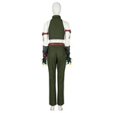 Final Fantasy VII Tifa Lockhart Green Suit Cosplay Costume Outfits Halloween Carnival Suit
