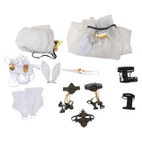 Final Fantasy VII Tifa Lockhart White Yarn Swimsuit Set Cosplay Costume Outfits Halloween Carnival Suit