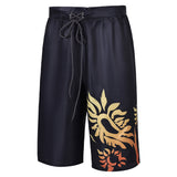 Final Fantasy VII Zack Fair Black Beach Trousers Trunks Pants Cosplay Costume Outfits Halloween Carnival Suit