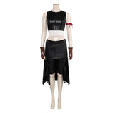 Final Fantasy VII: Advent Children Tifa Lockhart Black Suit Movie Cosplay Costume Outfits Halloween Carnival Suit