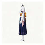Final Fantasy Yuna Women White Kimono Cosplay Costume Halloween Carnival Party Suit
