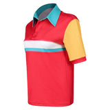Forgotten Island Jo Women Red Top Cosplay Costume Halloween Carnival Party Suit
