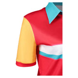 Forgotten Island Jo Women Red Top Cosplay Costume Halloween Carnival Party Suit