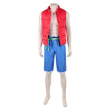 Forgotten Island Raww Red Outfit Cosplay Costume Halloween Carnival Party Suit