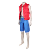 Forgotten Island Raww Red Outfit Cosplay Costume Halloween Carnival Party Suit