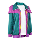 Forgotten Island Risa Women Green Coat Cosplay Costume Halloween Carnival Party Suit