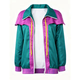 Forgotten Island Risa Women Green Coat Cosplay Costume Halloween Carnival Party Suit