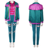 Forgotten Island Risa Women Green Outfit Cosplay Costume Halloween Carnival Party Suit