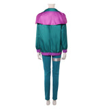 Forgotten Island Risa Women Green Outfit Cosplay Costume Halloween Carnival Party Suit