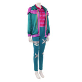 Forgotten Island Risa Women Green Outfit Cosplay Costume Halloween Carnival Party Suit