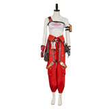 FragPunk Costume Nitro Cosplay Red Suit For Adult Female Halloween Carnival Suit
