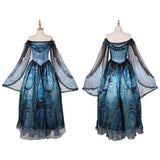 Frankenstein Elizabeth Cosplay Blue Women Dress For Halloween Carnival Party Suit